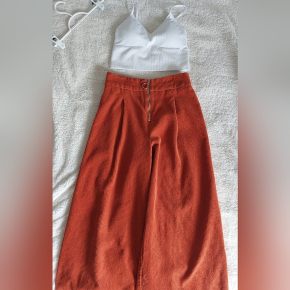 PRIMARK wide leg corduroy pants - Picture 1 of 4